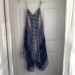 Midi Paisley Handkerchief Dress